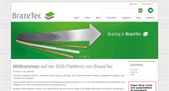 Desktop Screenshot of brazetec-onlineshop.com