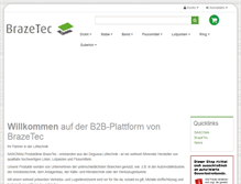 Tablet Screenshot of brazetec-onlineshop.com